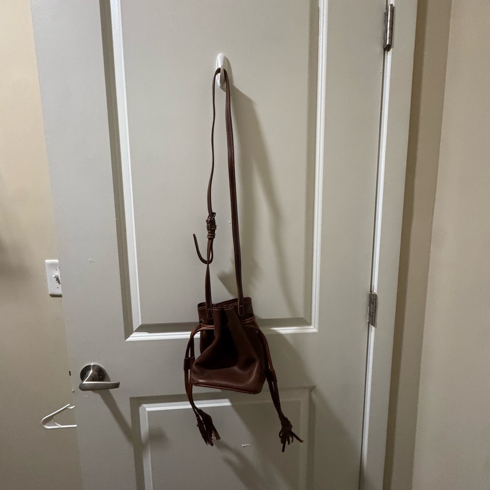 Chic Brown Leather Mini Bag